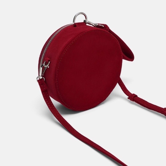 Zara Handbags - Brand new Zara corduroy circular crossbody bag